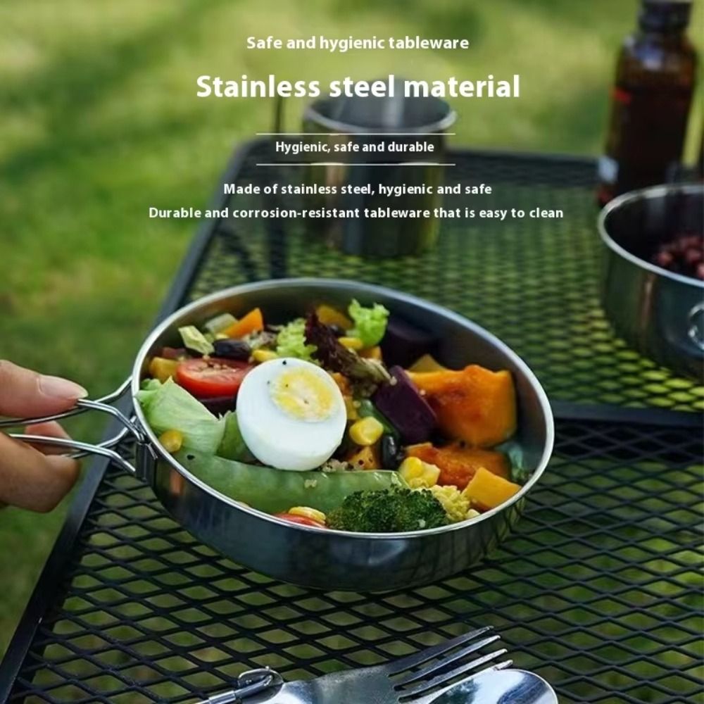 5Pcs 304 Stainless Steel Campi - Camp Cooking Set บทวิจารณ์และราคา