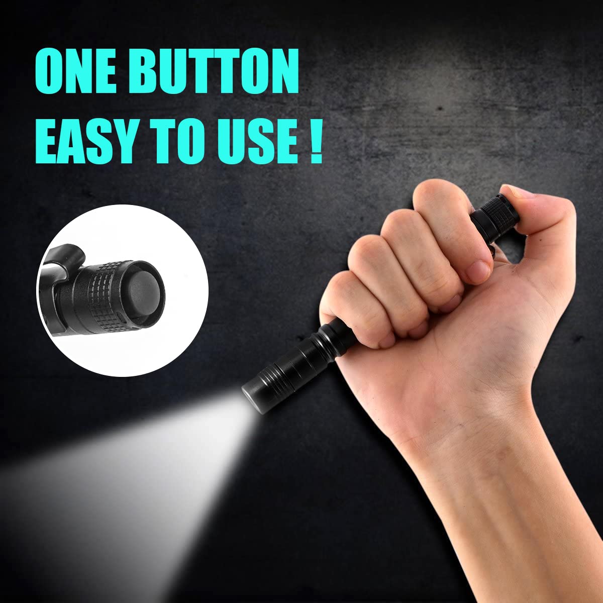 Portable Mini LED Pen Flashlig - Outdoor Camping Vehicle บทวิจารณ์และราคา