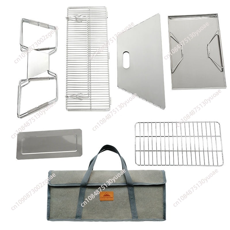 Portable Stainless Steel Foldi - Outdoor Camping Fire Pit บทวิจารณ์และราคา