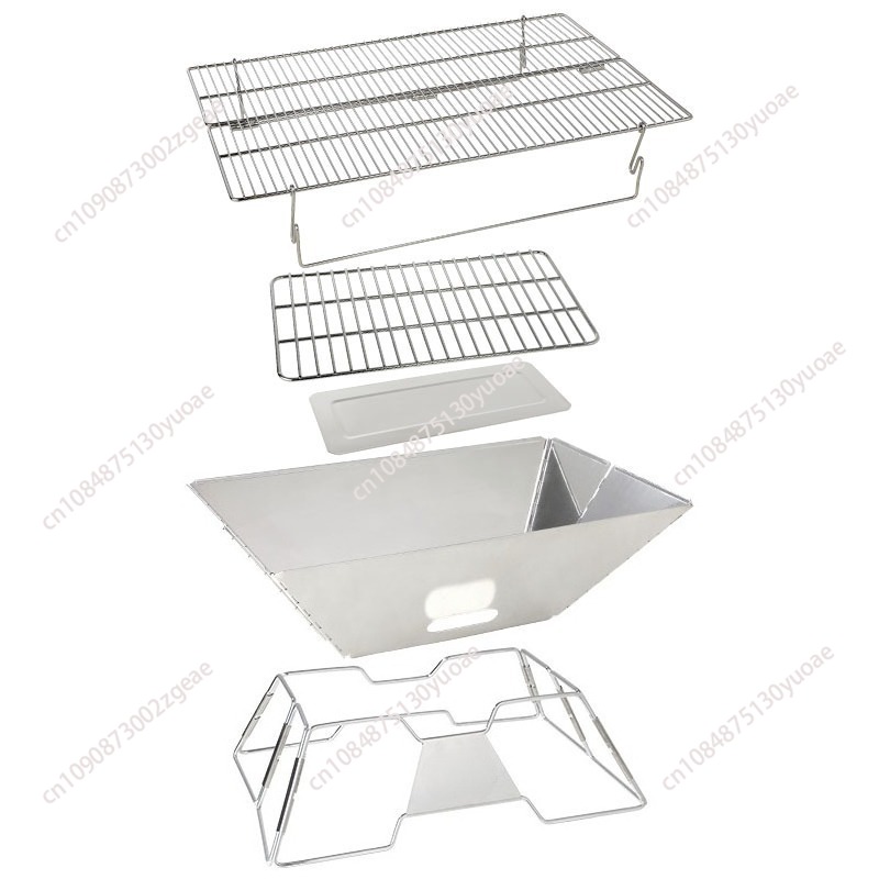 Portable Stainless Steel Foldi - Outdoor Camping Fire Pit บทวิจารณ์และราคา