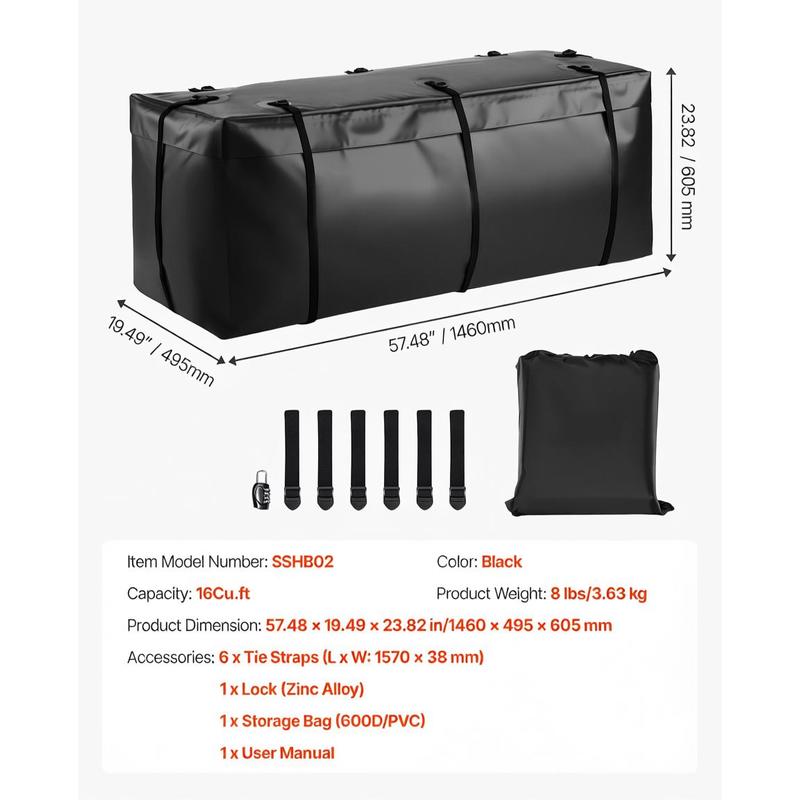 Vehicle Cargo Storage Pack 57. - Outdoor Camping Vehicle บทวิจารณ์และราคา