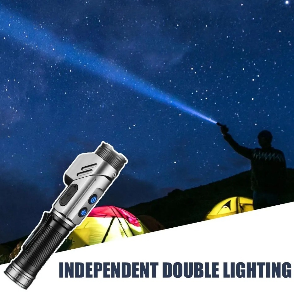 Powerful Mini LED Flashlight 9 - Outdoor Camping Lamp บทวิจารณ์และราคา