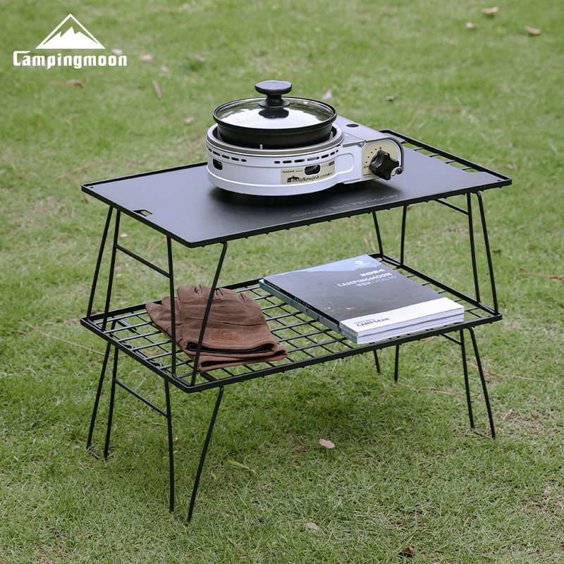 CAMPINGMOON T-235-2T 2Layers P - Outdoor Camping Table With Storage บทวิจารณ์และราคา