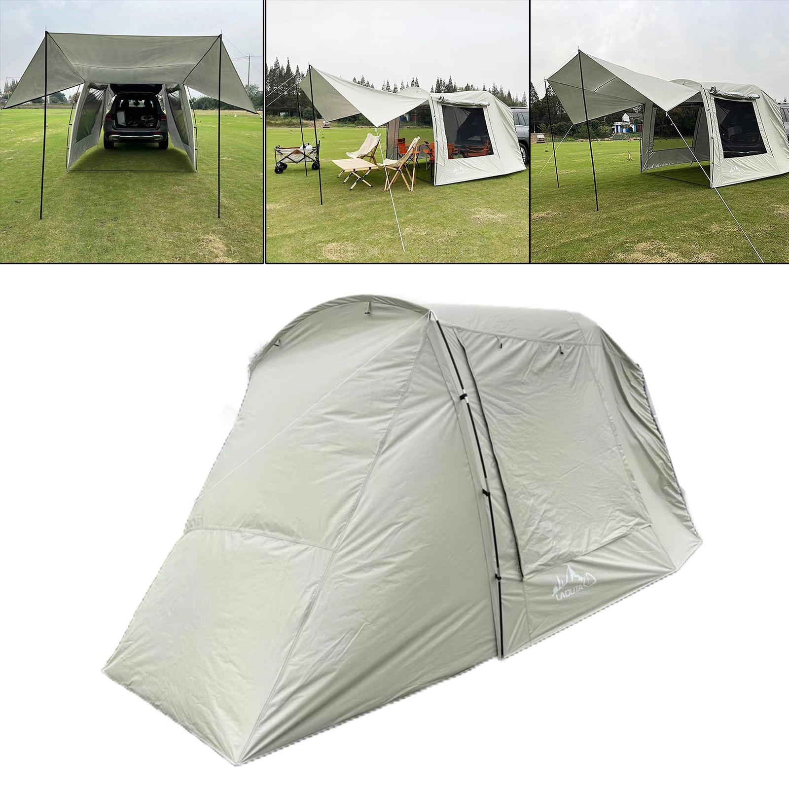 Portable Waterproof Car Rear T - Outdoor Camping Car Tail Tent บทวิจารณ์และราคา