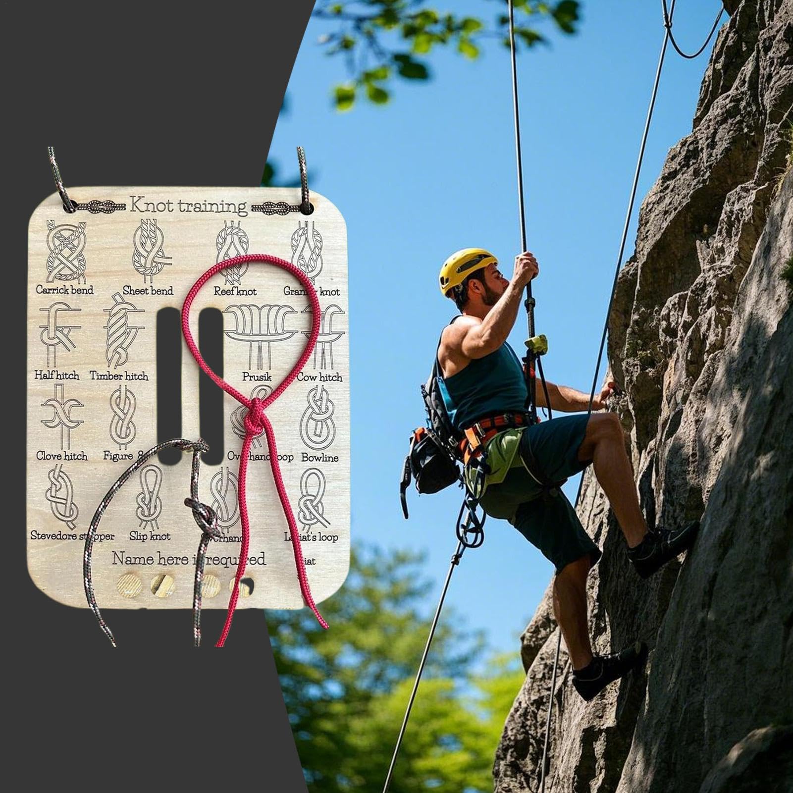 Creative Knot Tying Practice B - Outdoor Camping Ideas บทวิจารณ์และราคา