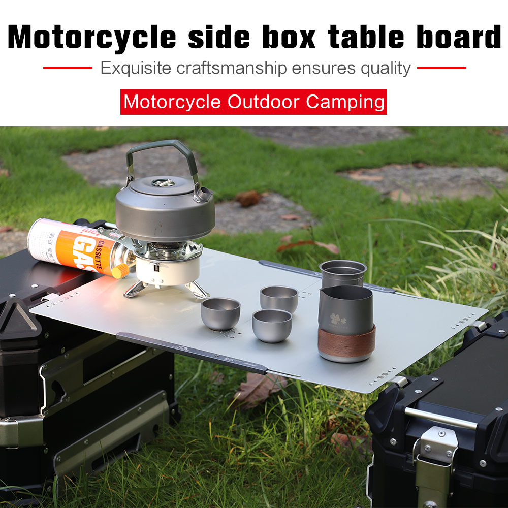 Motorcycle aluminum alloy fold - Outdoor Camping Table With Storage บทวิจารณ์และราคา