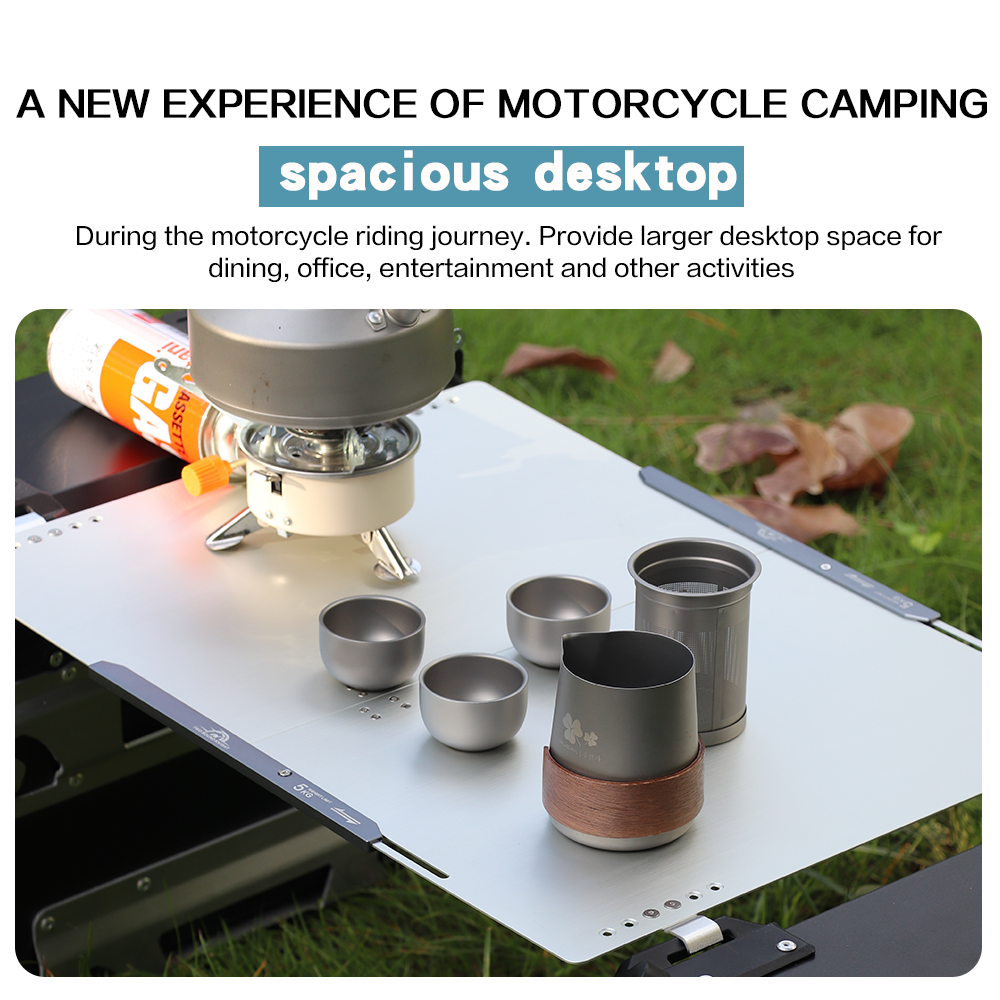 Motorcycle aluminum alloy fold - Outdoor Camping Table With Storage บทวิจารณ์และราคา