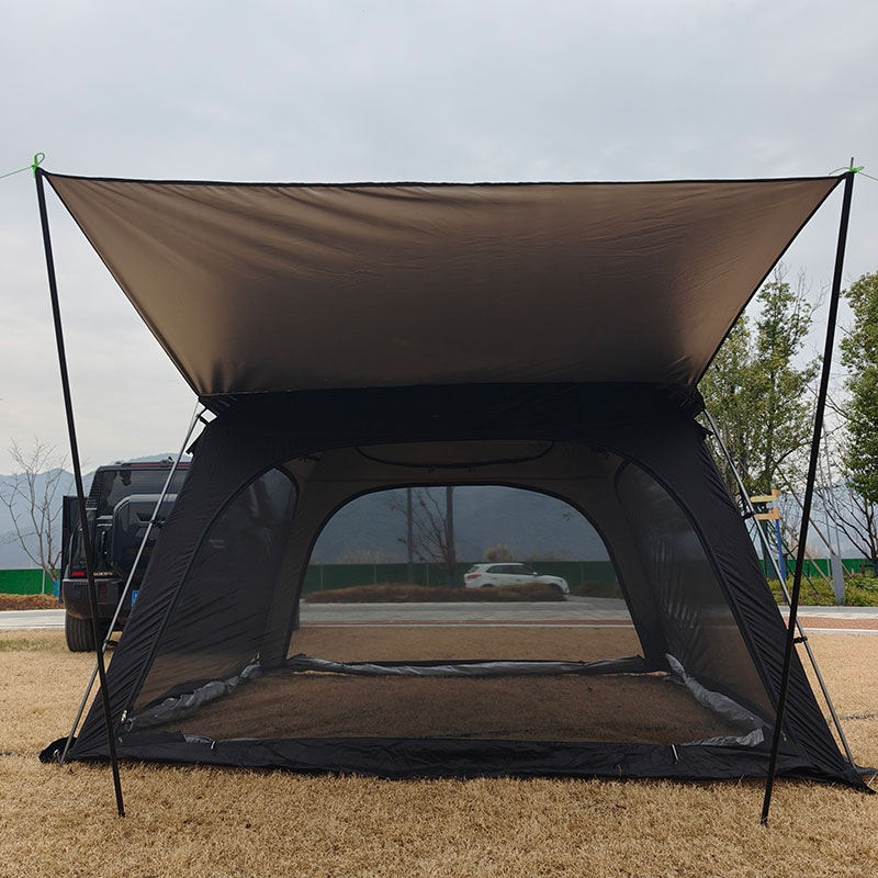 6-Person SUV Camping Tent with - Outdoor Camping Car Tail Tent บทวิจารณ์และราคา