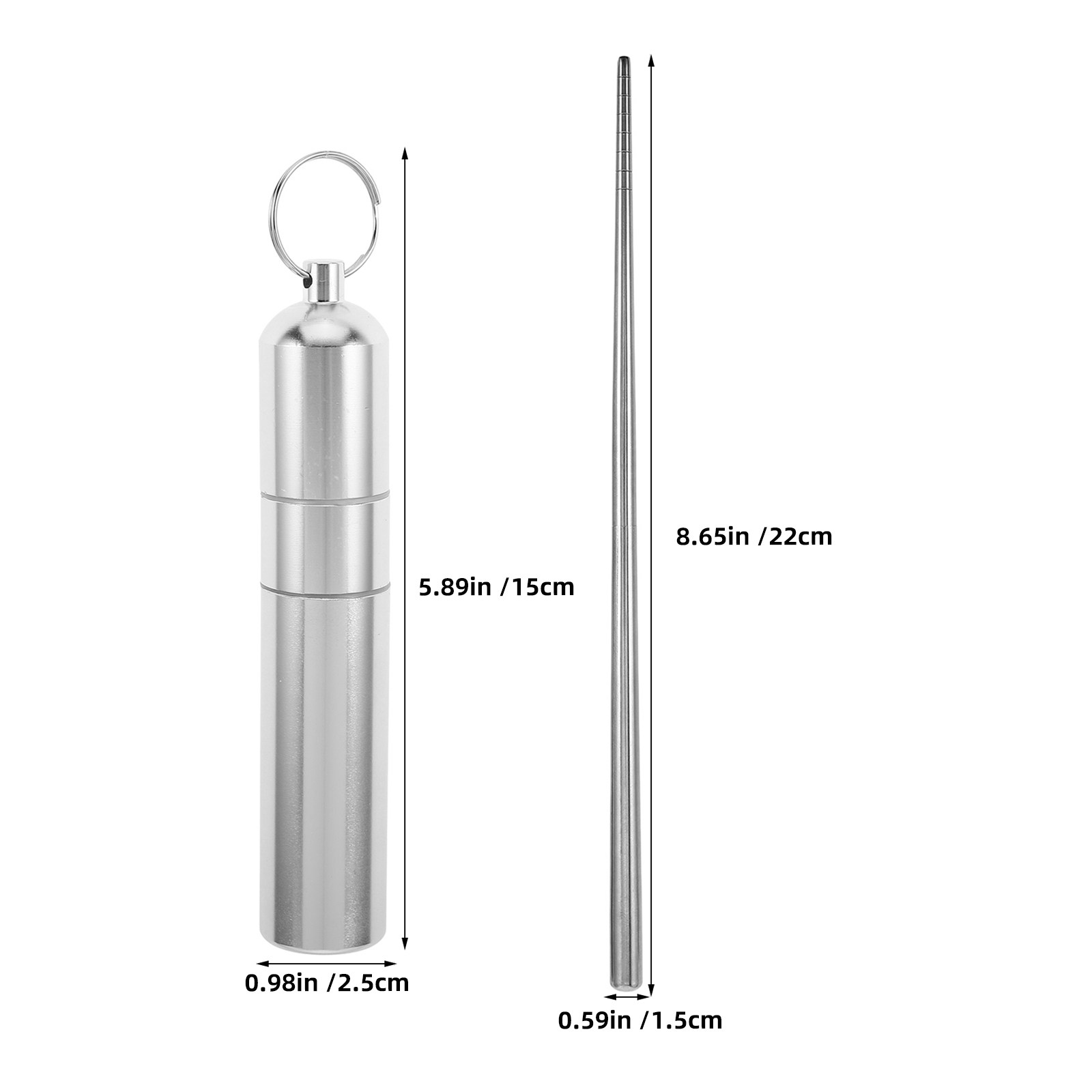 2 Sets Foldable Chopsticks Por - Camp Utensil Set บทวิจารณ์และราคา