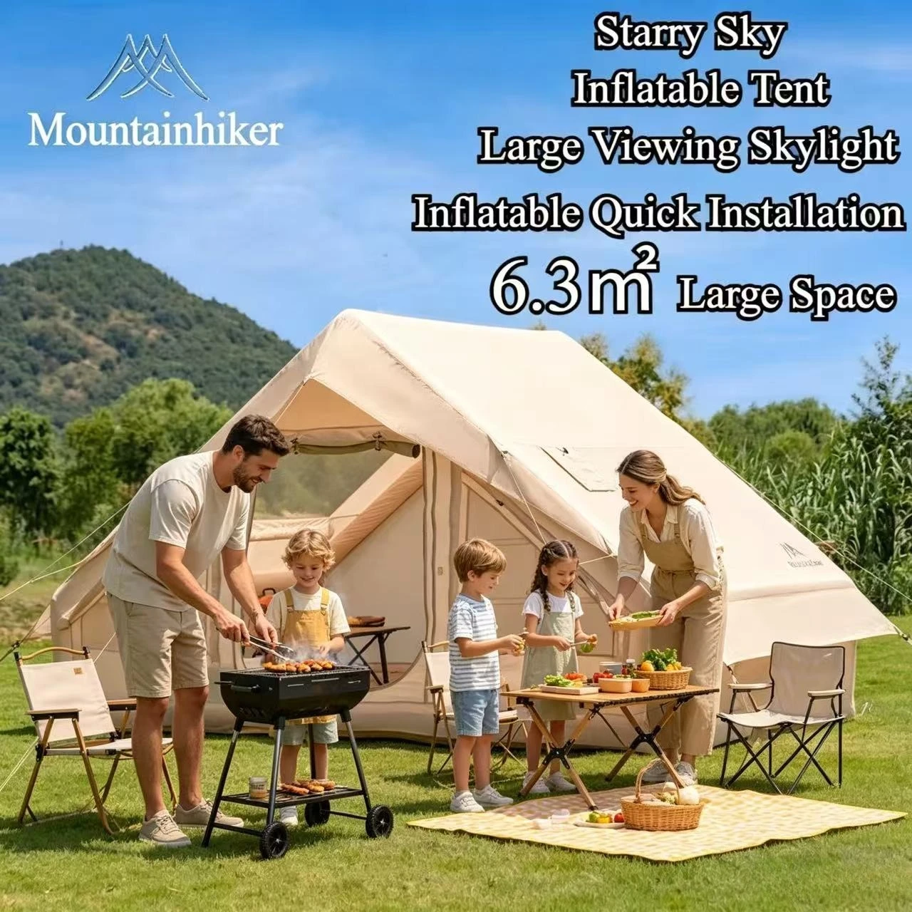 MOUNTAINHIKER 6.3㎡ Extra Large - Outdoor Camping Gazebo บทวิจารณ์และราคา