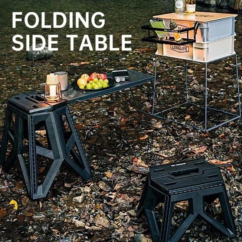 Outdoor Multifunctional Foldin - Outdoor Camping Table With Storage บทวิจารณ์และราคา