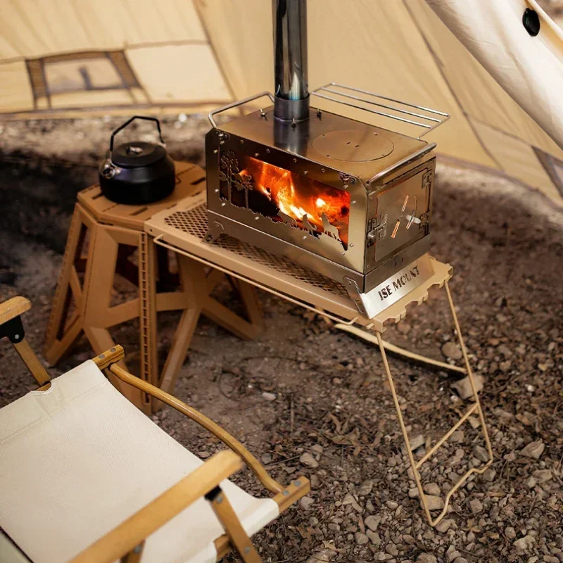 Outdoor Multifunctional Foldin - Outdoor Camping Table With Storage บทวิจารณ์และราคา