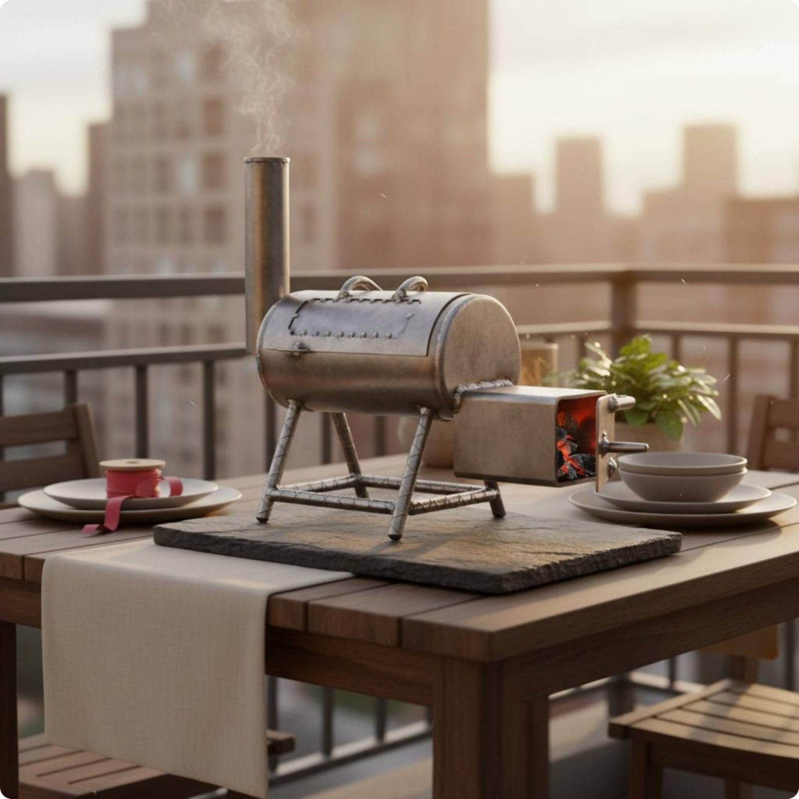 Mini Grill Gift Idea Portable  - Outdoor Camping Ideas บทวิจารณ์และราคา
