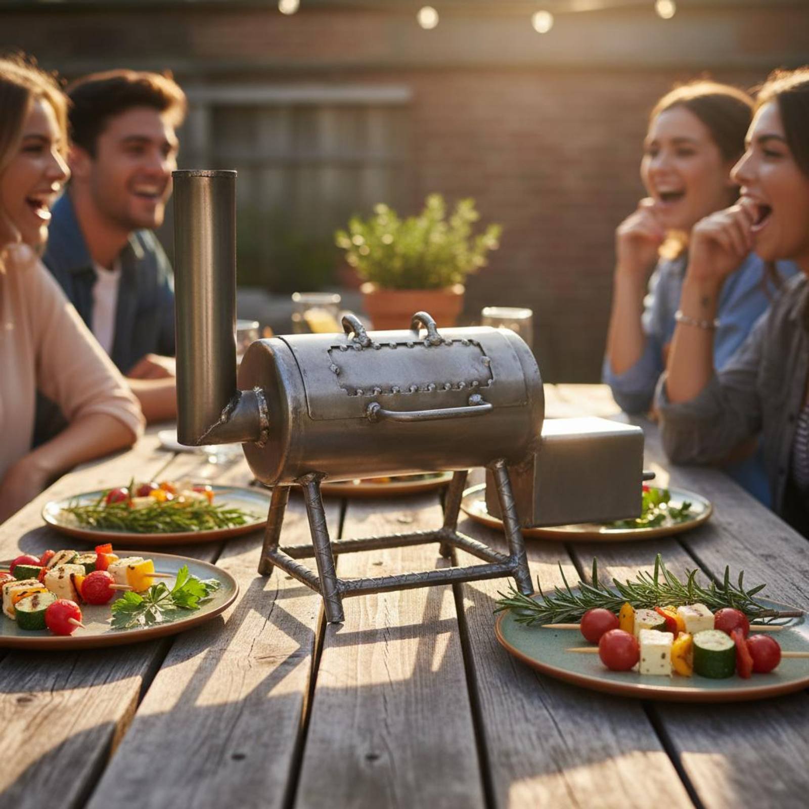 Mini Grill Gift Idea Portable  - Outdoor Camping Ideas บทวิจารณ์และราคา