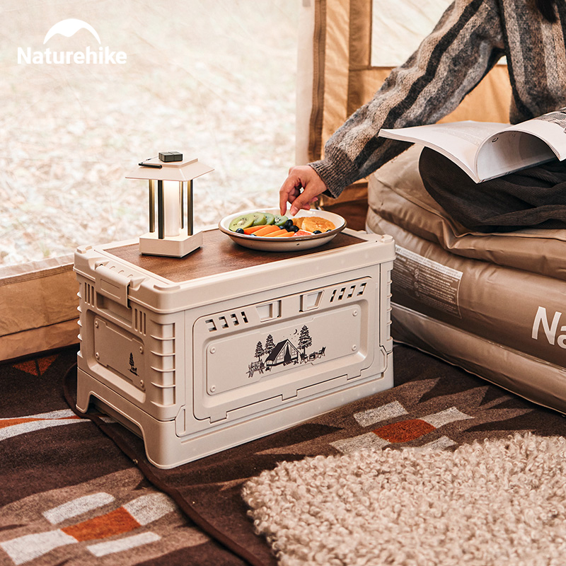 Naturehike Camping Box 60L Lar - Outdoor Camping Table With Storage บทวิจารณ์และราคา