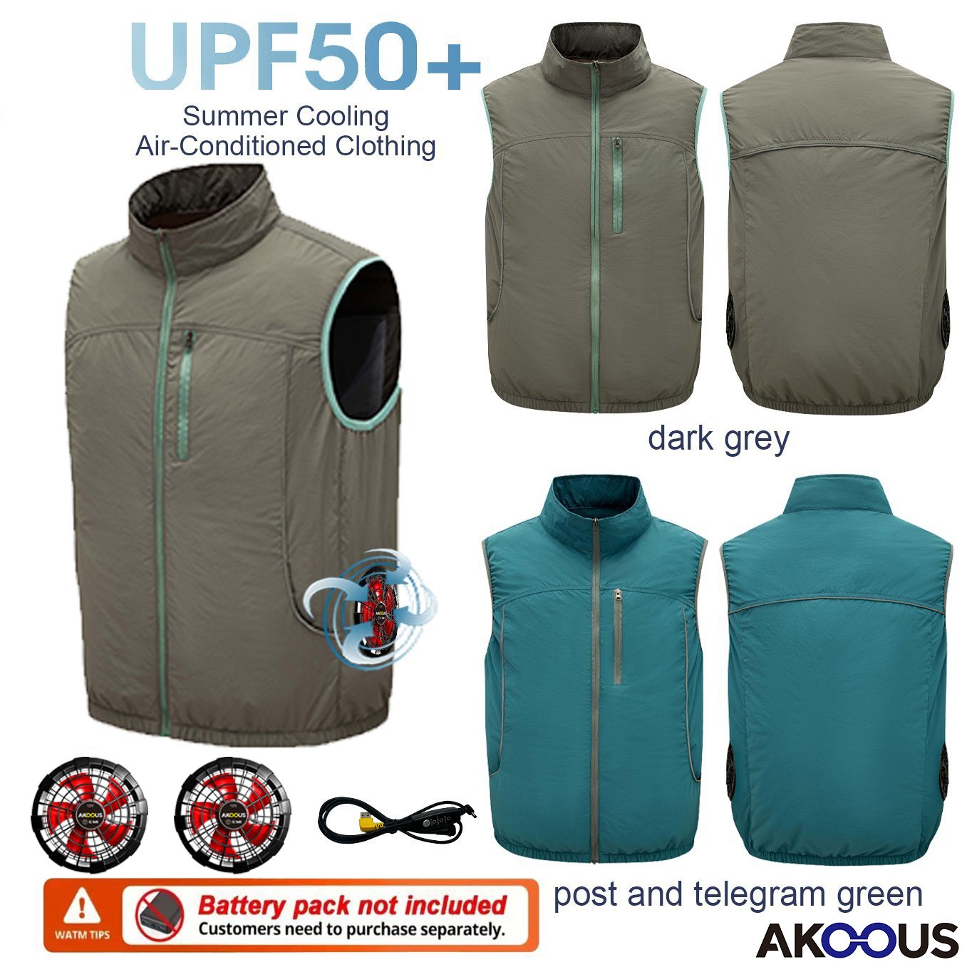 12V 5V USB Sleeveless Cooling  - Outdoor Camping Air Conditioner บทวิจารณ์และราคา