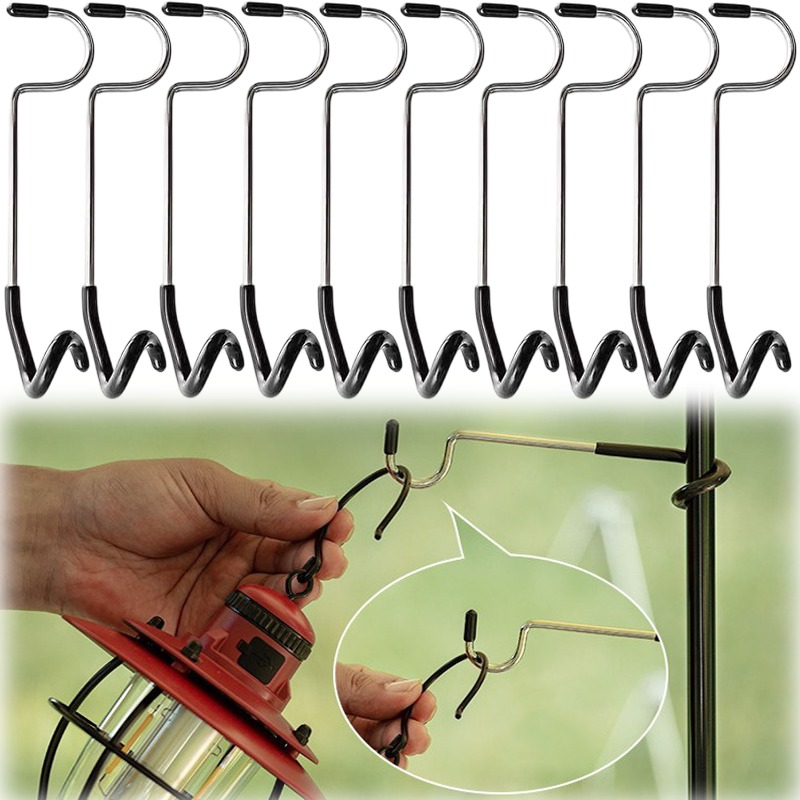 1-10PCS Camping Tent S Hook St - Outdoor Camping Gazebo บทวิจารณ์และราคา