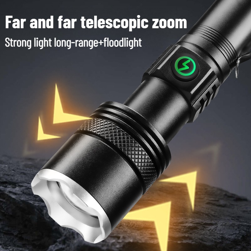 Rechargeable LED Flashlight Zo - Outdoor Camping Hiking บทวิจารณ์และราคา