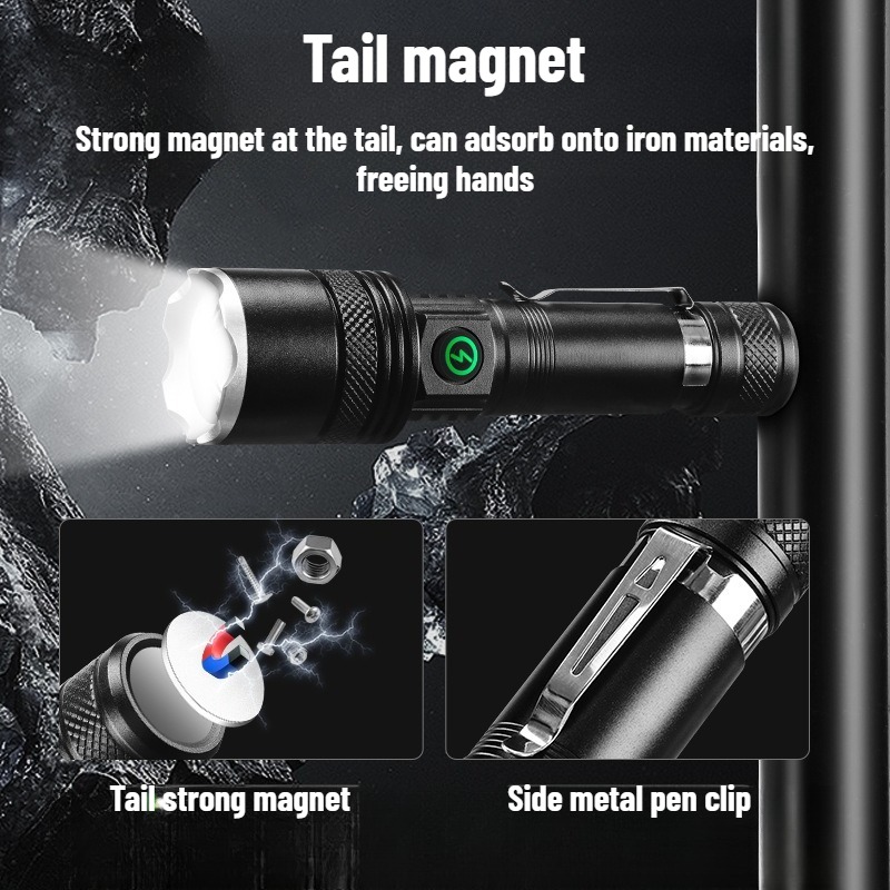 Rechargeable LED Flashlight Zo - Outdoor Camping Hiking บทวิจารณ์และราคา