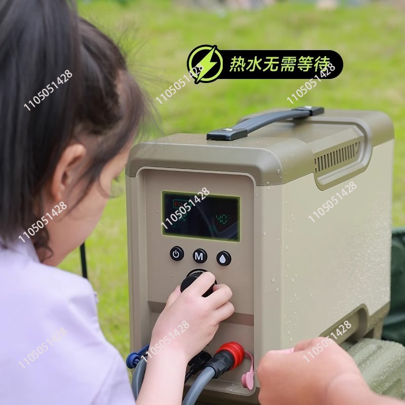 Outdoor thermostatic water hea - Outdoor Camping Hot Water Shower บทวิจารณ์และราคา