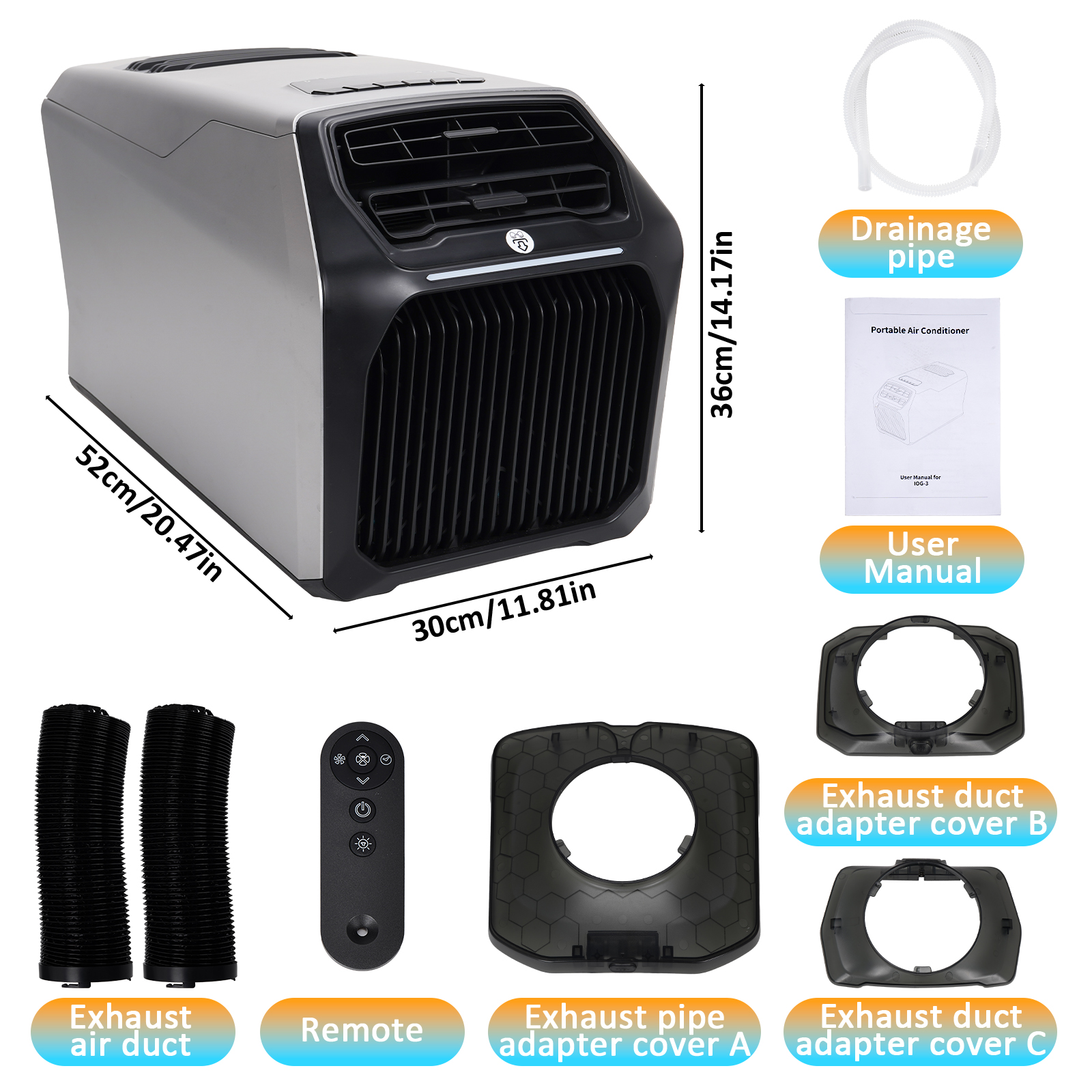 6800BTU Portable Air Condition - Outdoor Camping Air Conditioner บทวิจารณ์และราคา