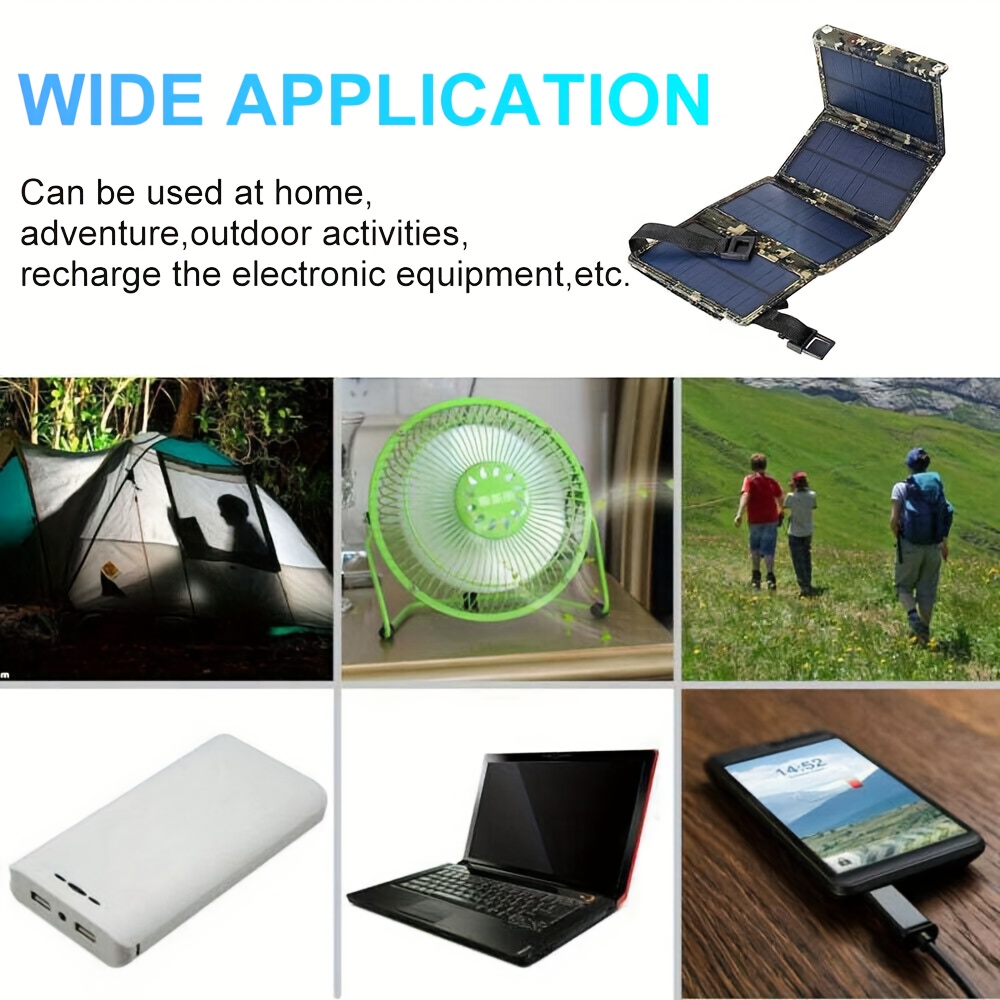 [Solar Panel] 80W Portable Fol - Outdoor Camp บทวิจารณ์และราคา
