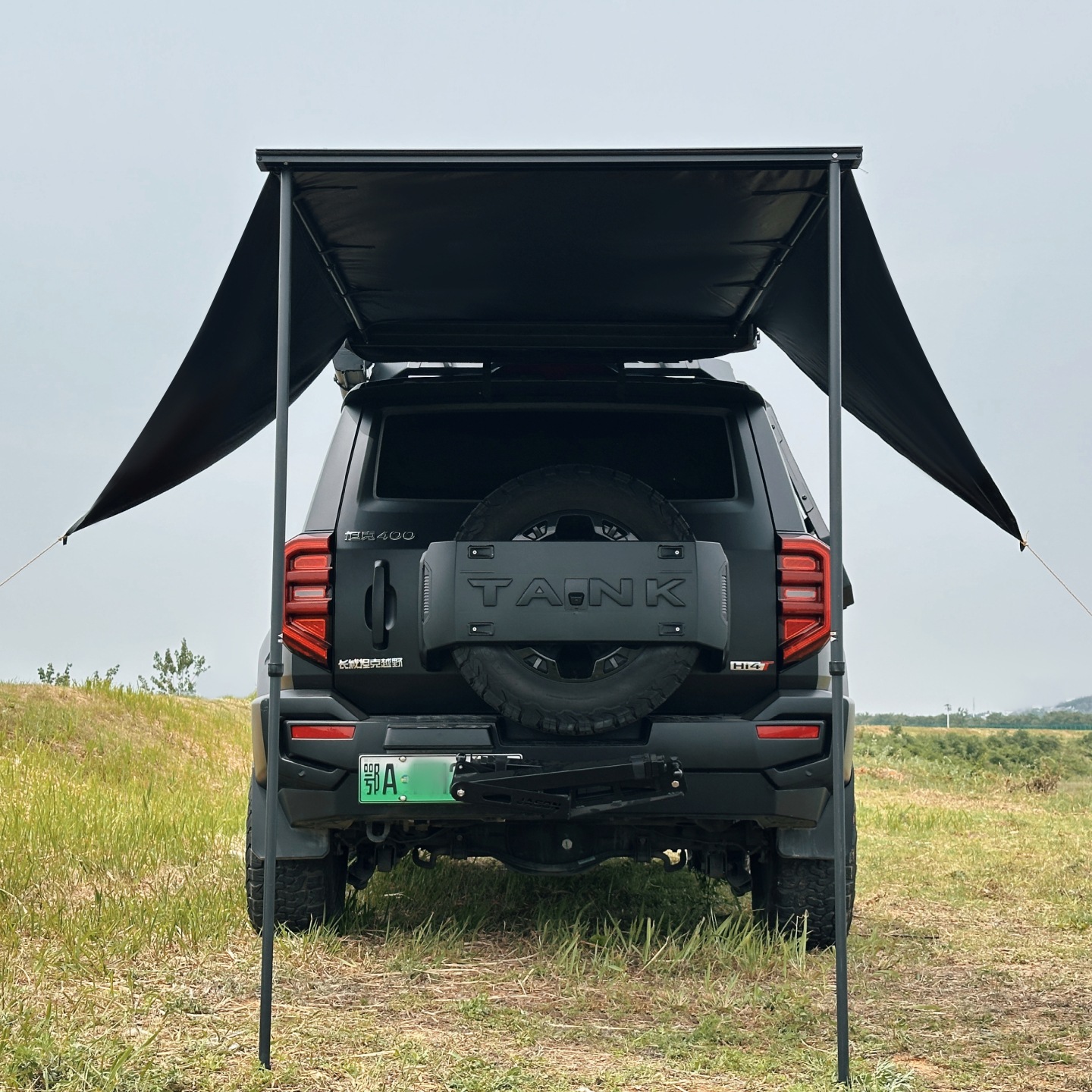 Aluminum Alloy Black Double-wi - Outdoor Camping Car Tail Tent บทวิจารณ์และราคา