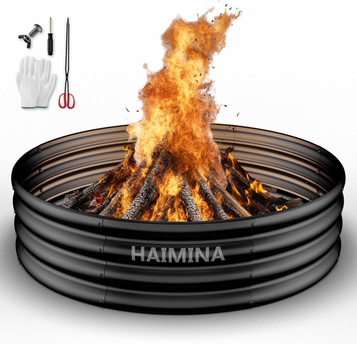 36 Inch Heavy Duty Fire Pit Ri - Outdoor Camping Fire Pit บทวิจารณ์และราคา