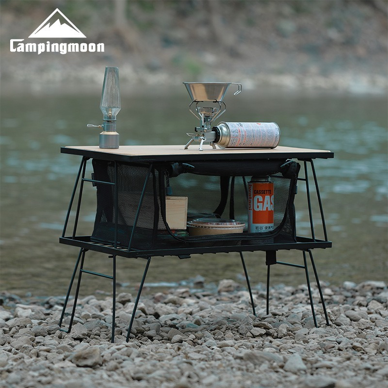 CAMPINGMOON T-230 Portable Mul - Outdoor Camping Table With Storage บทวิจารณ์และราคา