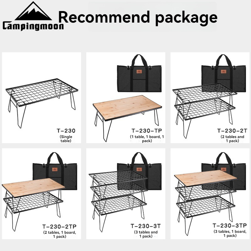 CAMPINGMOON T-230 Portable Mul - Outdoor Camping Table With Storage บทวิจารณ์และราคา