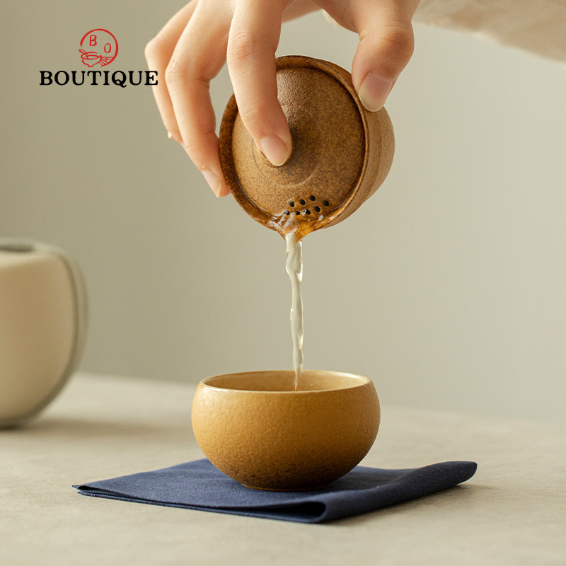 Coarse Pottery Travel Tea Set  - Camp Utensil Set บทวิจารณ์และราคา
