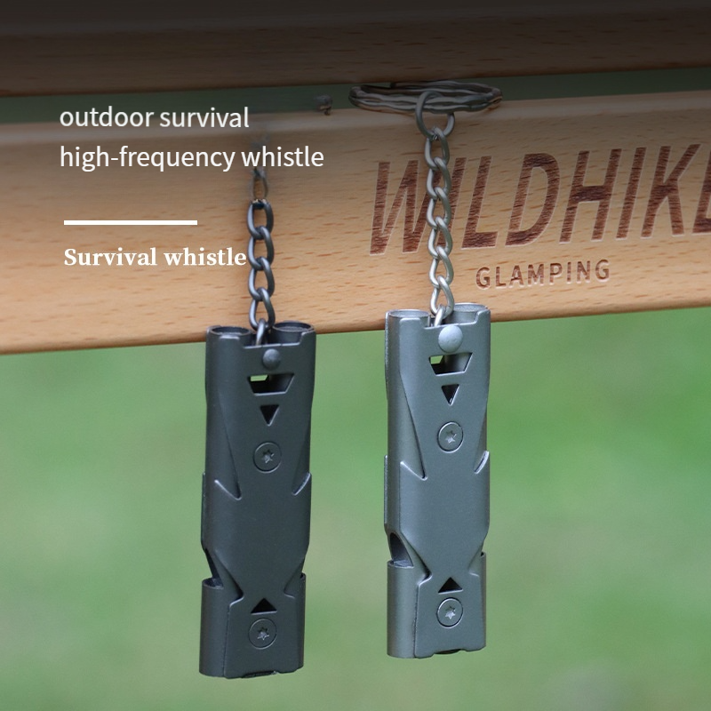 Sports Outdoor Whistle Double  - Outdoor Camping Youtube บทวิจารณ์และราคา