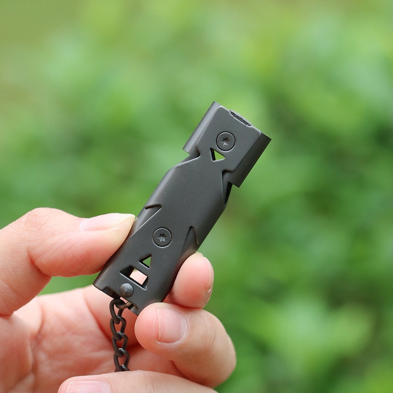 Sports Outdoor Whistle Double  - Outdoor Camping Youtube บทวิจารณ์และราคา