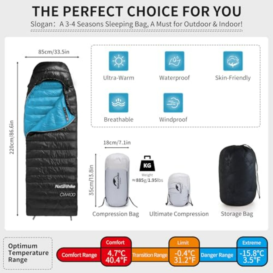 Ultralight down sleeping bag f - Ultralight Sleeping Bag บทวิจารณ์และราคา