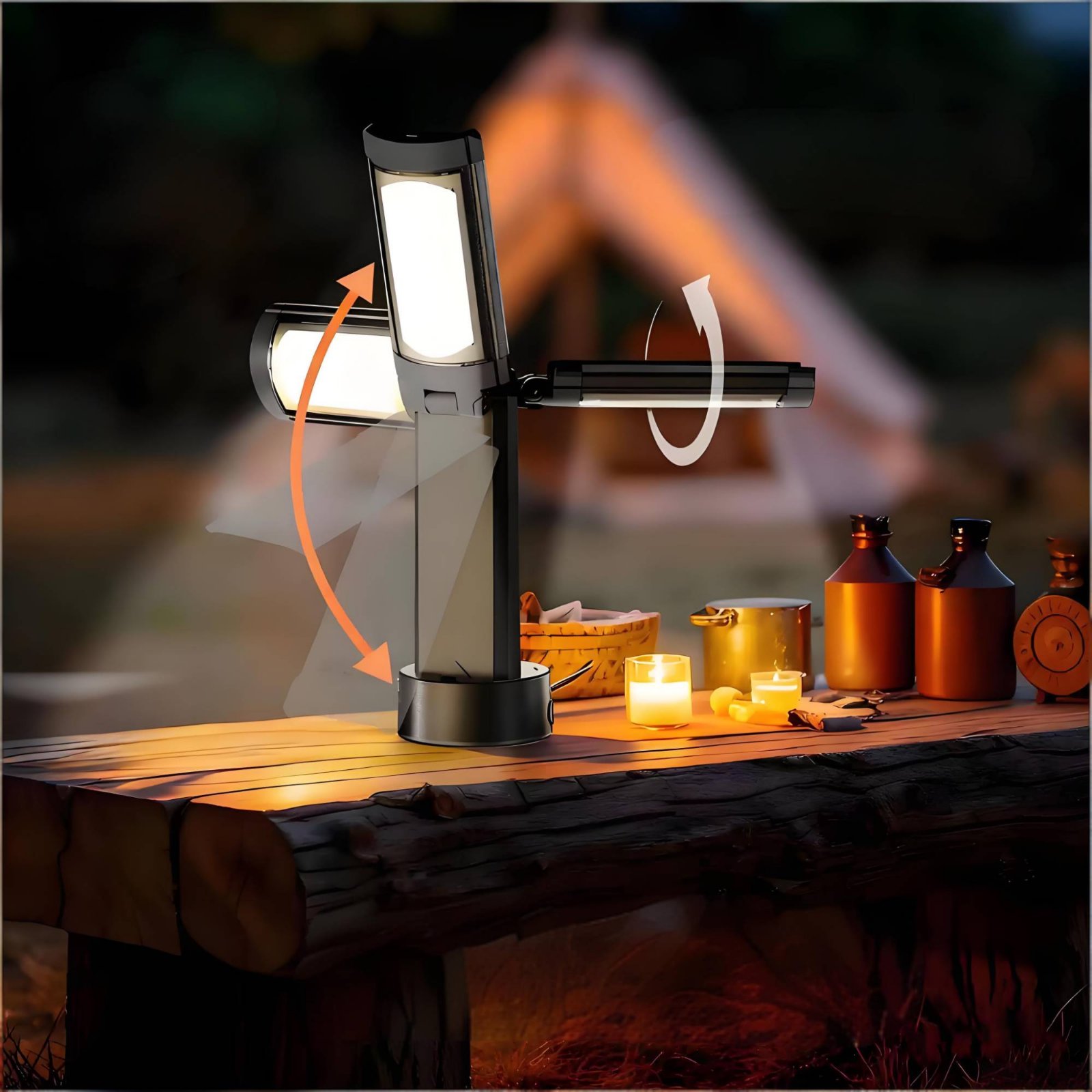 Telescopic Tent Lamp Adjustabl - Outdoor Camping Lamp บทวิจารณ์และราคา