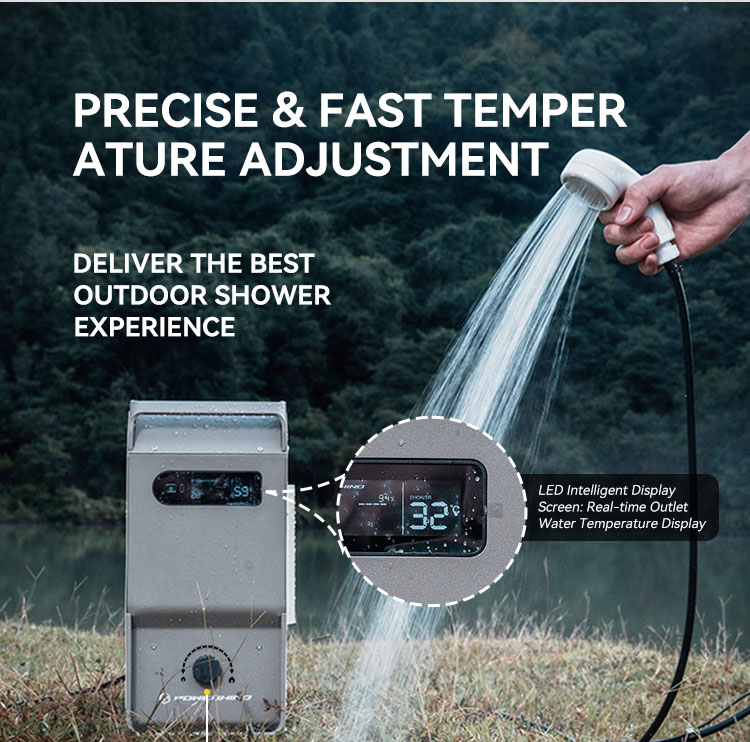 Outdoor Water Heater lpg Campi - Outdoor Camping Hot Water Shower บทวิจารณ์และราคา