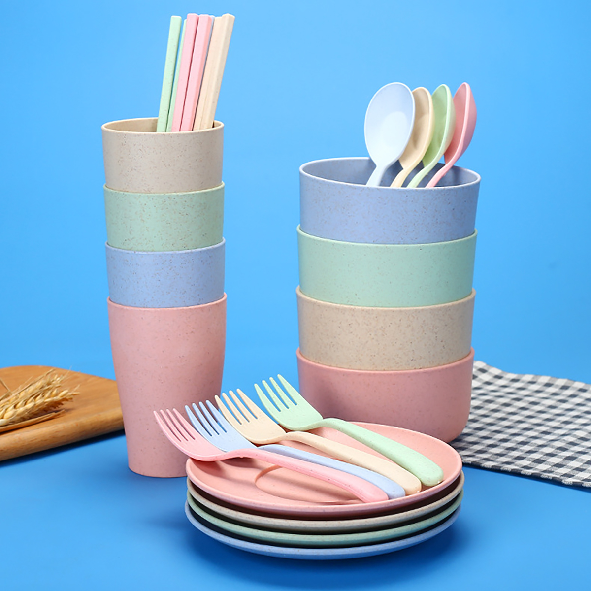 Fork Spoon Chopsticks Bowls Cu - Camp Cooking Set บทวิจารณ์และราคา