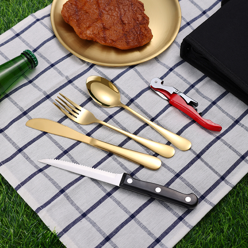 10Pcs Camping Tableware Set 30 - Camp Utensil Set บทวิจารณ์และราคา