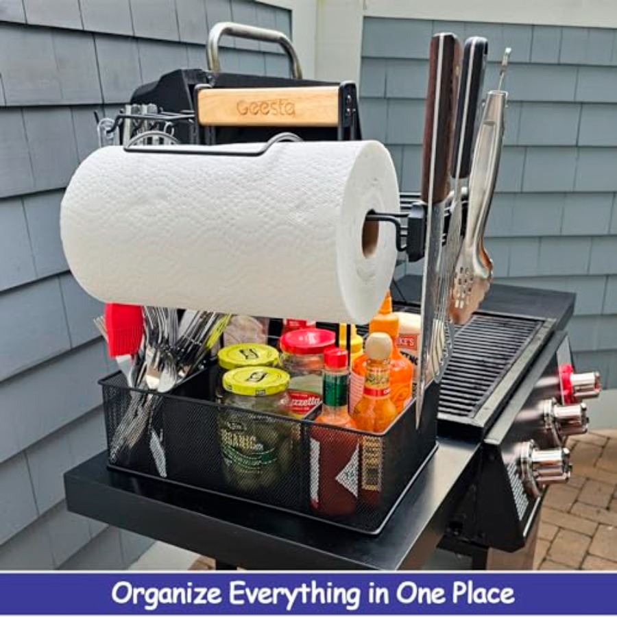 Grill Caddy for Outdoor Grill, - Outdoor Camping Ute บทวิจารณ์และราคา