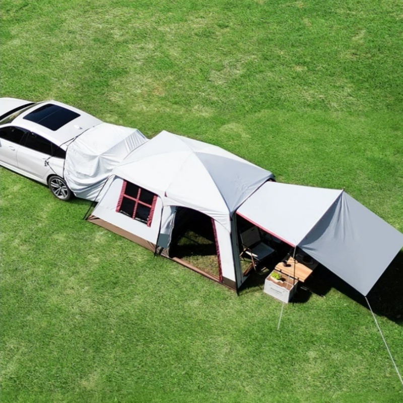 Multifunctional SUV Rear Tent  - Outdoor Camping Car Tail Tent บทวิจารณ์และราคา
