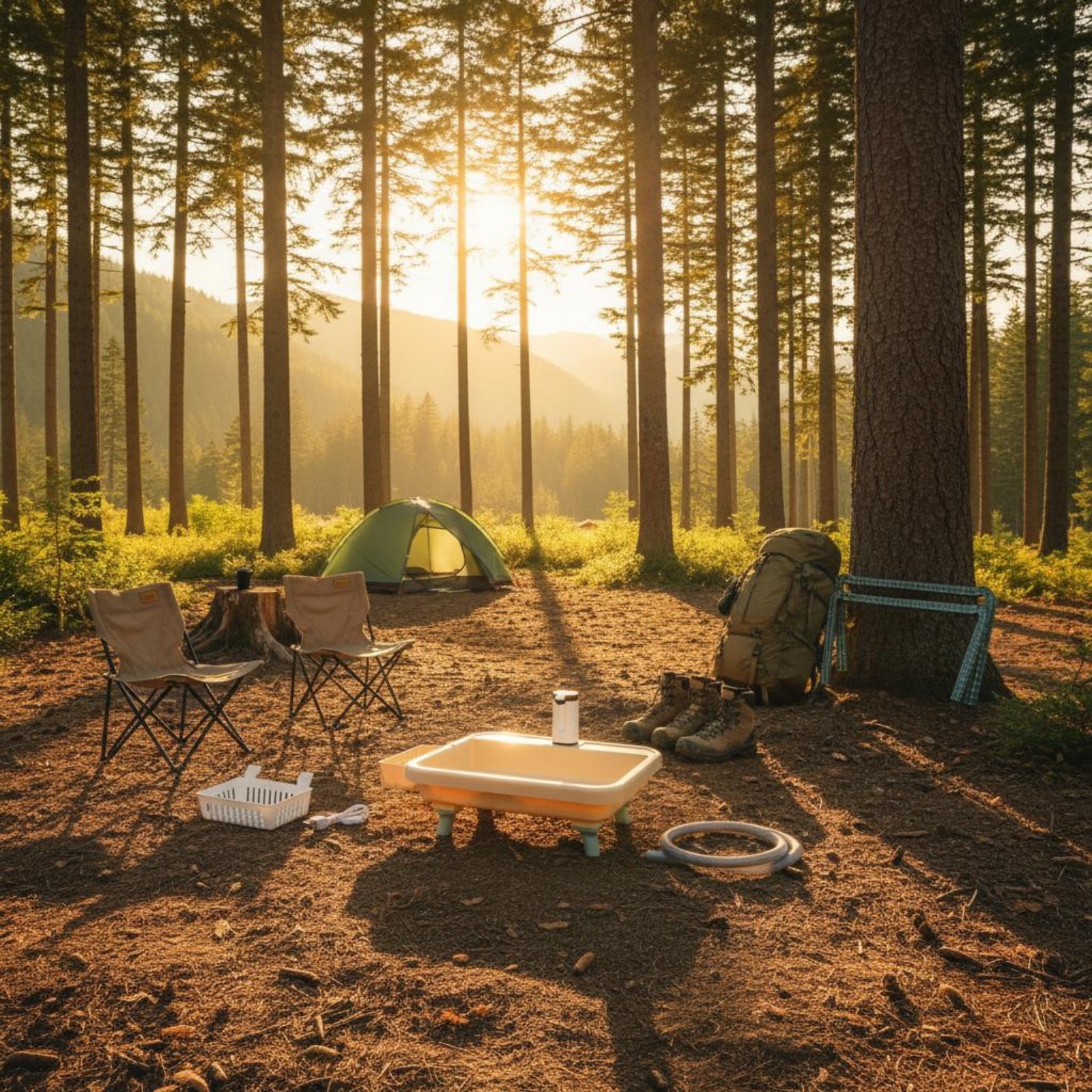 Portable Hand Washing Station  - Outdoor Camp บทวิจารณ์และราคา