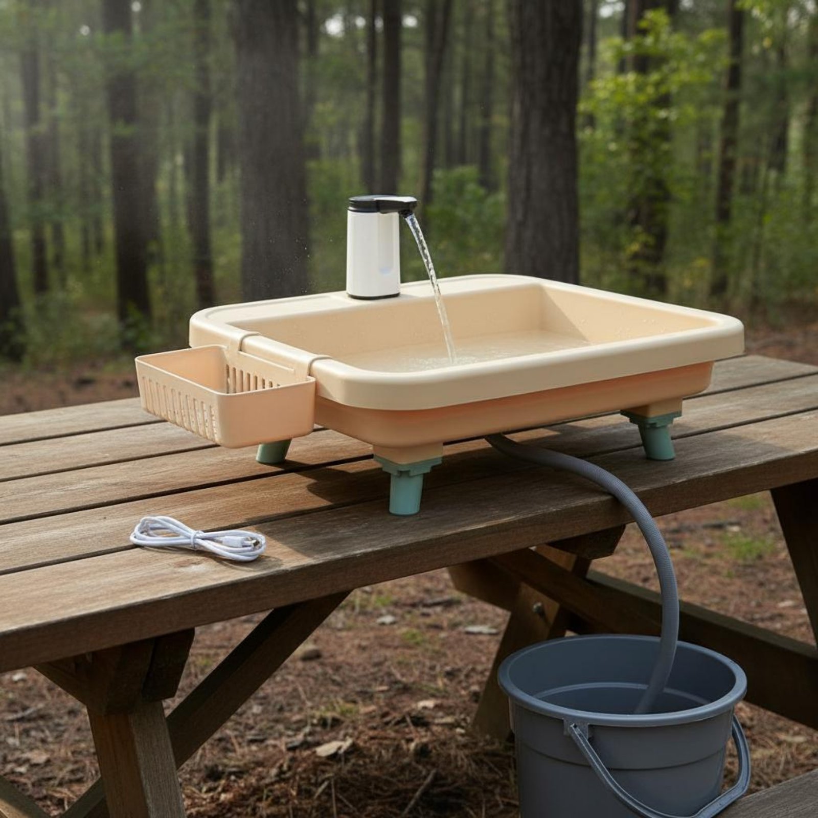 Portable Hand Washing Station  - Outdoor Camp บทวิจารณ์และราคา