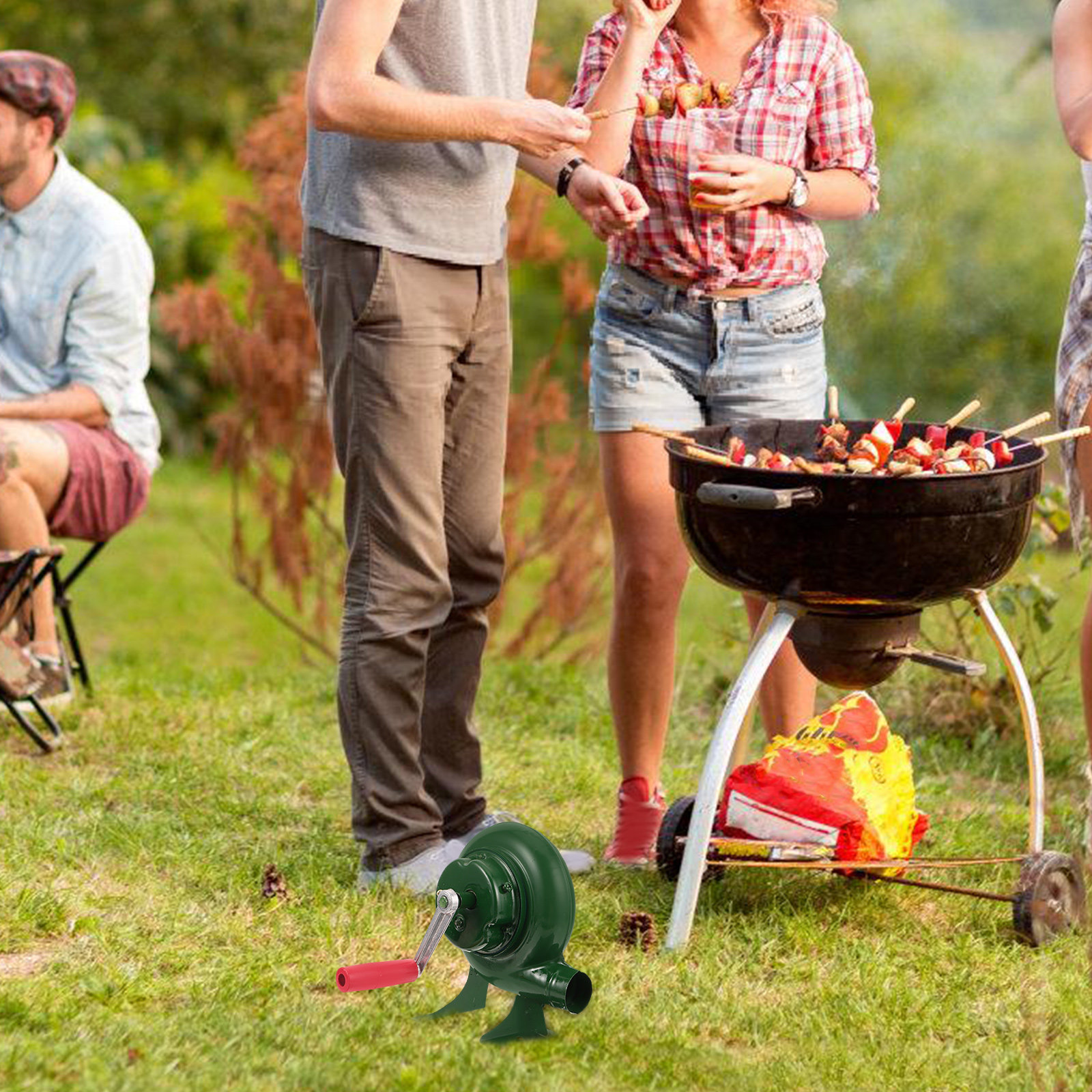 Compact Hand Held Barbecue Blo - Outdoor Camping Fire Pit บทวิจารณ์และราคา