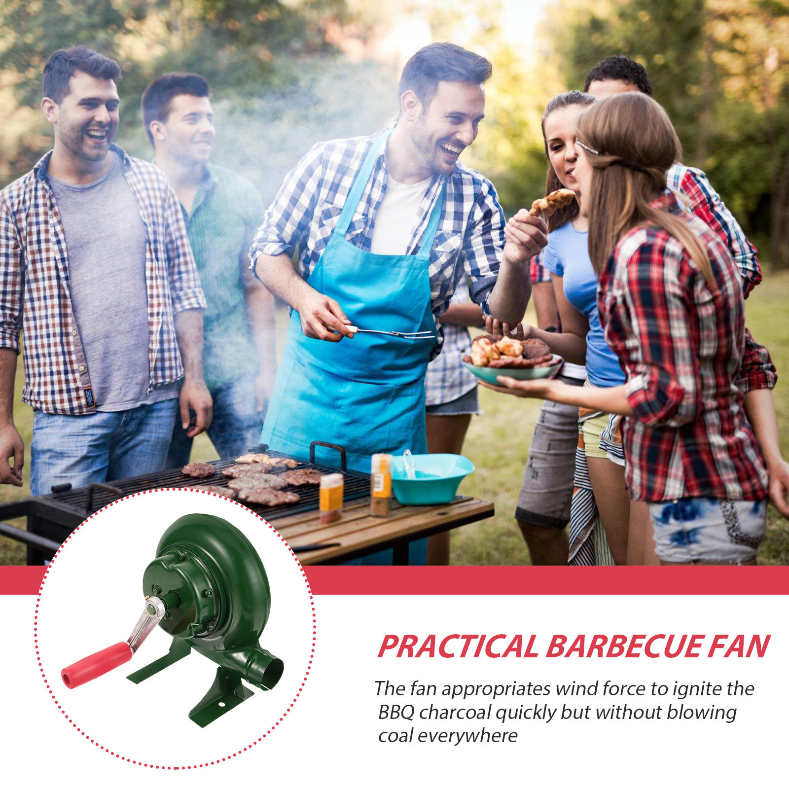 Compact Hand Held Barbecue Blo - Outdoor Camping Fire Pit บทวิจารณ์และราคา