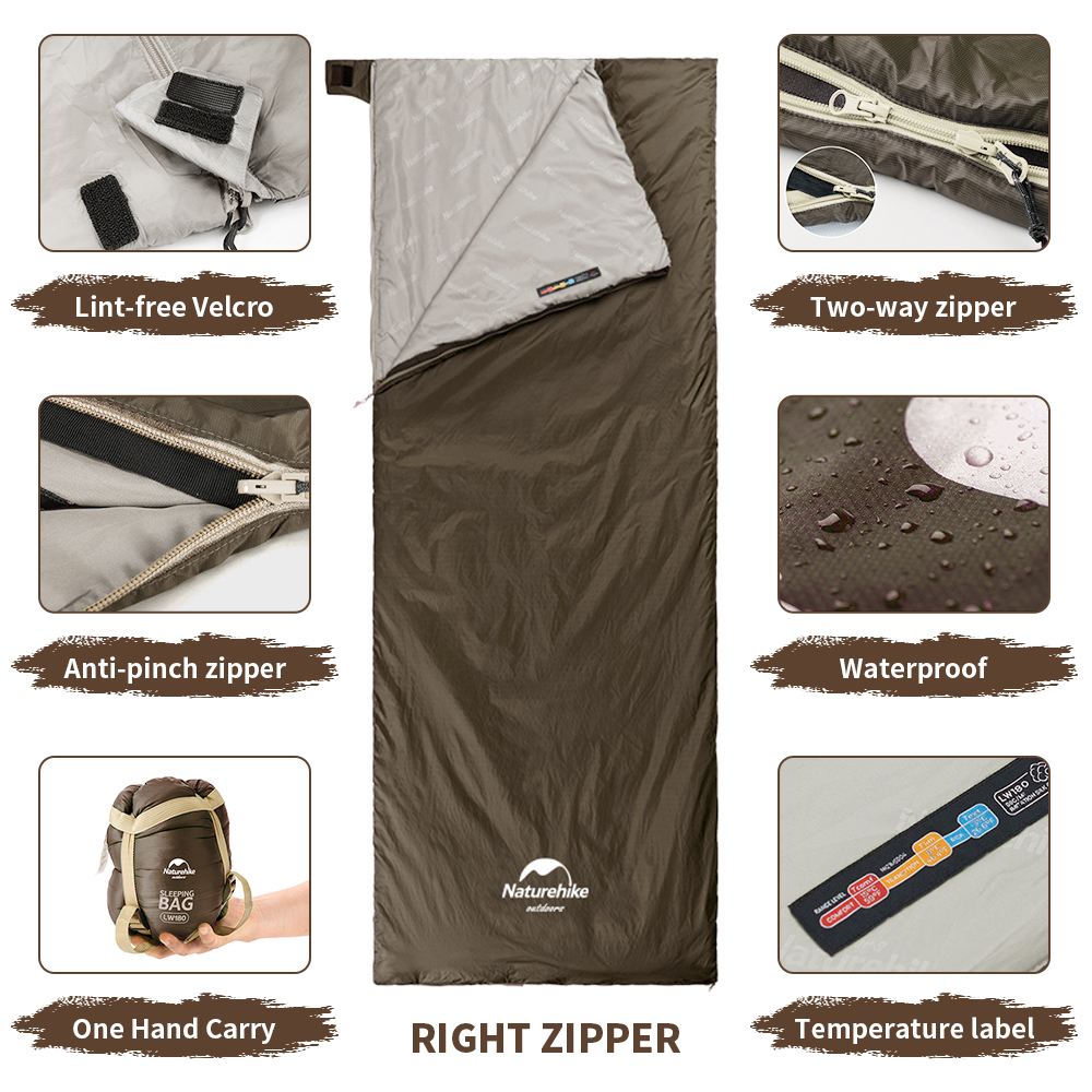 Naturehike Camping Sleeping Ba - Ultralight Sleeping Bag บทวิจารณ์และราคา