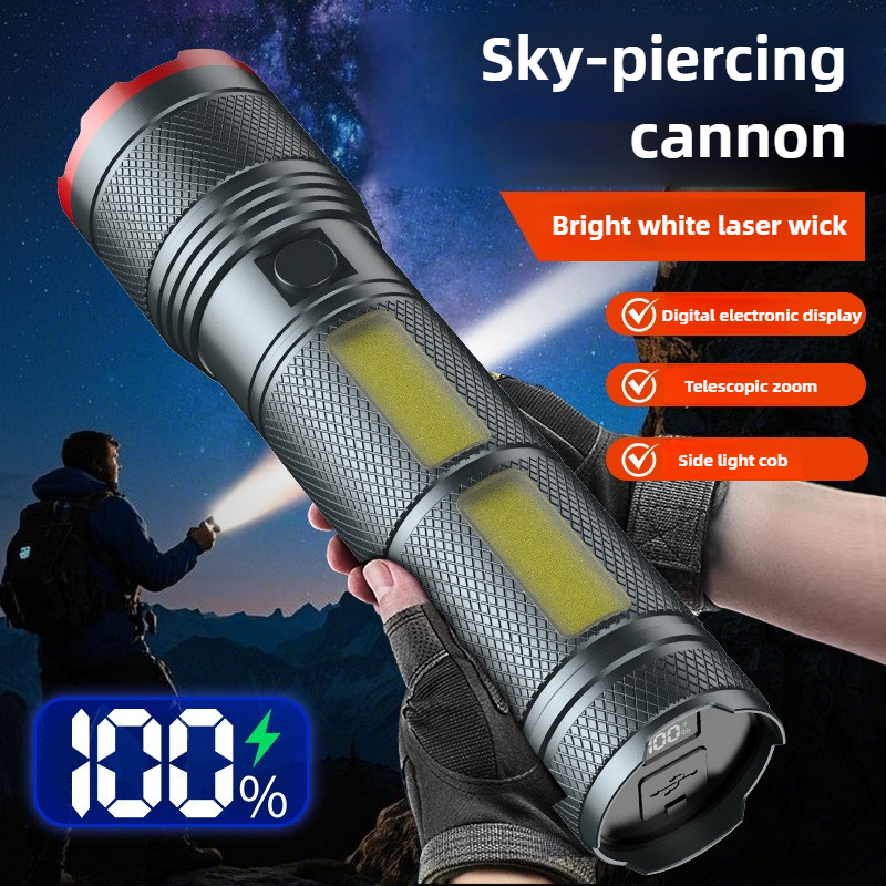 7200mAh Highlight Flashlight C - Outdoor Camping Hiking บทวิจารณ์และราคา