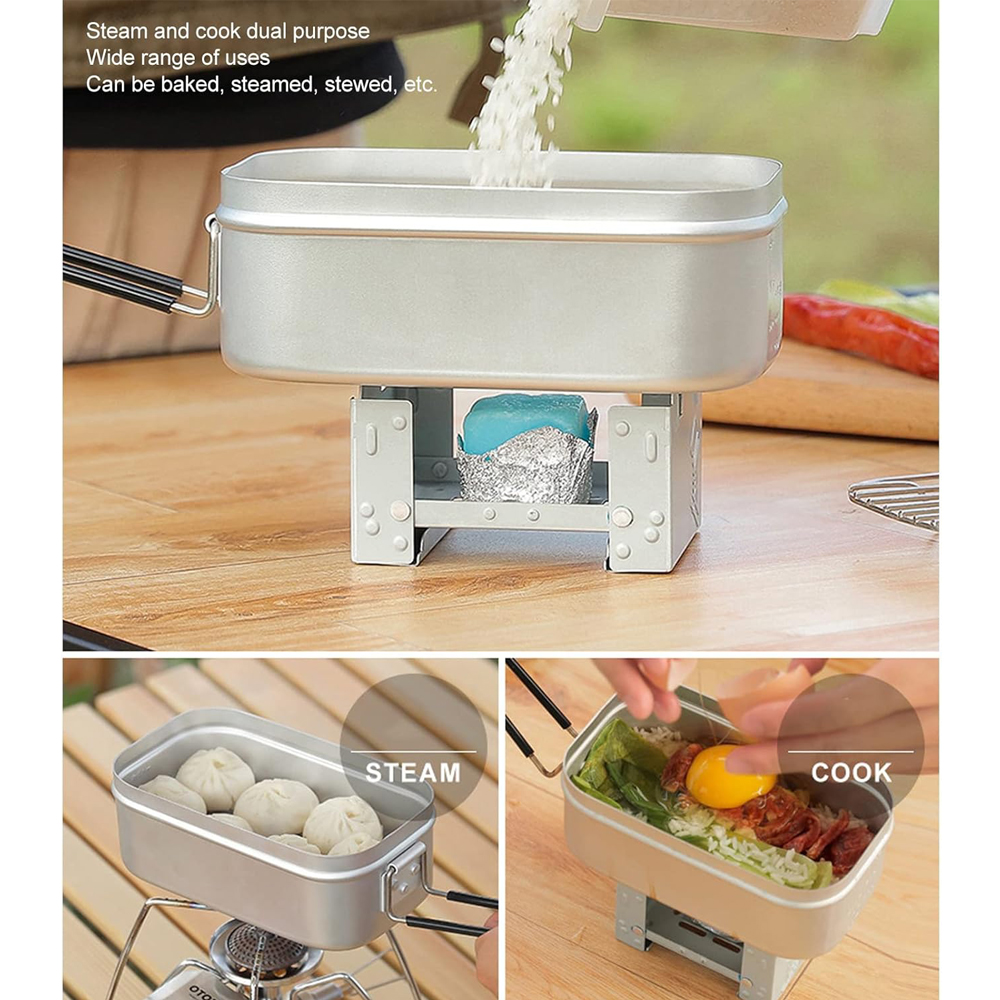 Foldable Bento Box Handle, Lun - Camp Utensil Set บทวิจารณ์และราคา