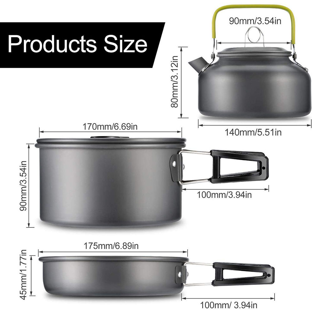 Outdoor camping cookware set m - Camp Utensil Set บทวิจารณ์และราคา