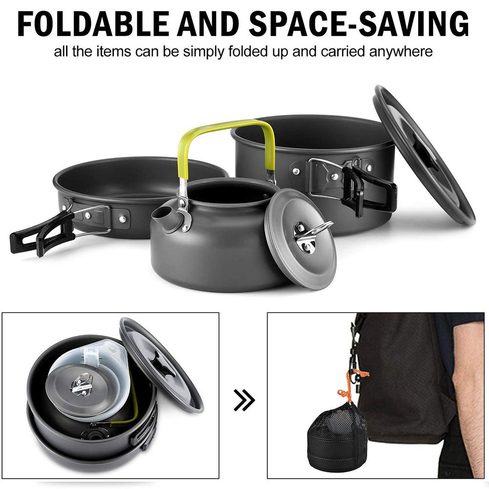 Outdoor camping cookware set m - Camp Utensil Set บทวิจารณ์และราคา