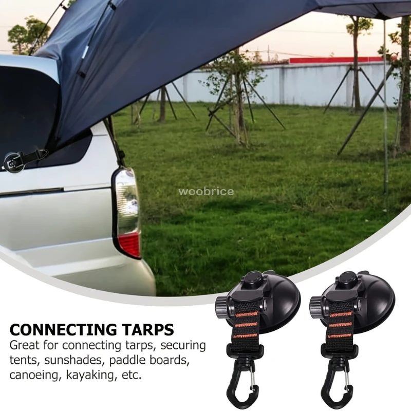 1/8 Pcs Car Tent Suction Cups  - Outdoor Camping Gazebo บทวิจารณ์และราคา